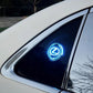 Wiederaufladbares LED-Auto-Logo – Neonlicht-Effekt