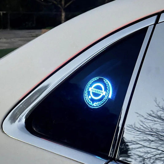Wiederaufladbares LED-Auto-Logo – Neonlicht-Effekt