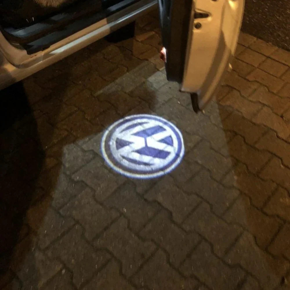 Einfach zu installierender LED-Projektor für Autotüren (2 Stück)