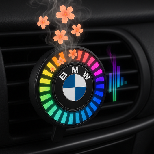LED-Autolampe mit Musikrhythmus und Logo (mit Aromadiffusor)