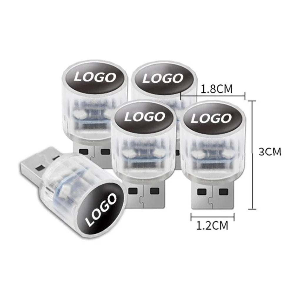 Dekorative Mini-USB-LED-Leuchte für den Fahrzeuginnenraum