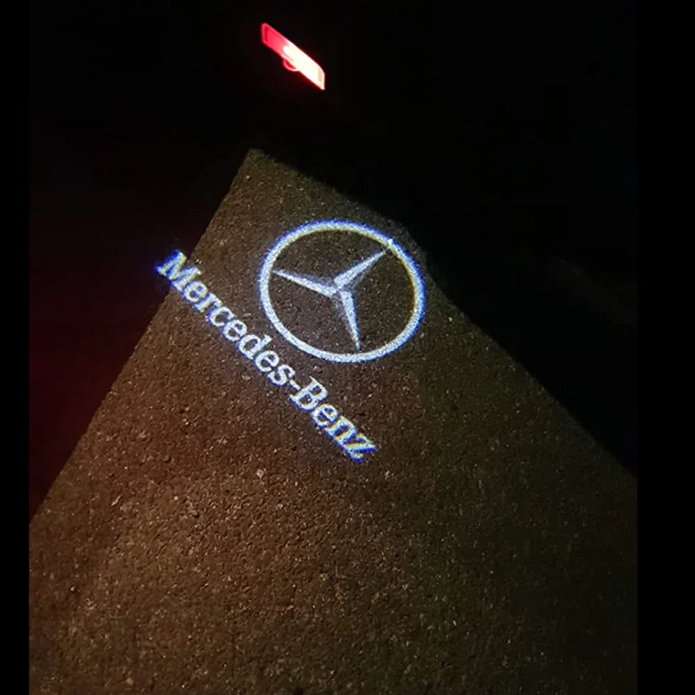 Einfach zu installierender LED-Projektor für Autotüren (2 Stück)