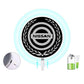 Wiederaufladbares LED-Auto-Logo – Neonlicht-Effekt