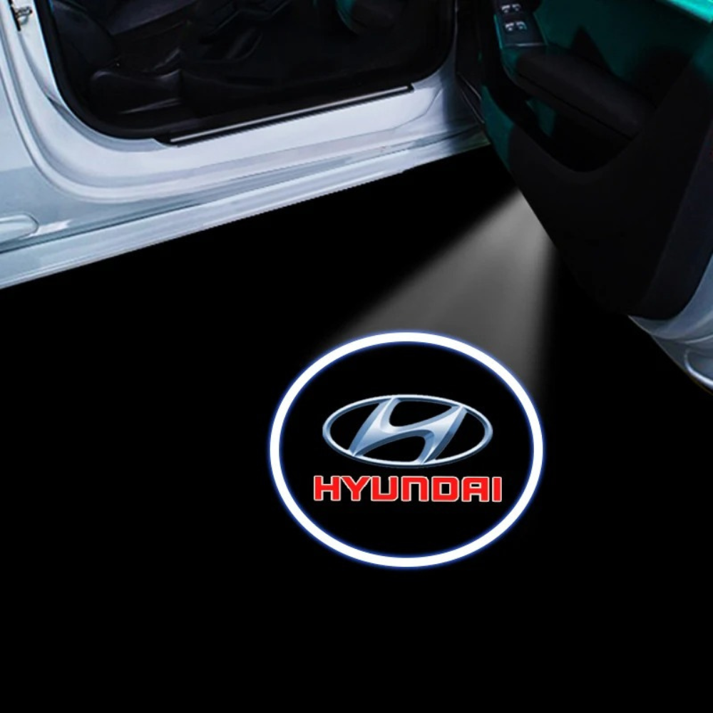 Einfach zu installierender LED-Projektor für Autotüren (2 Stück)
