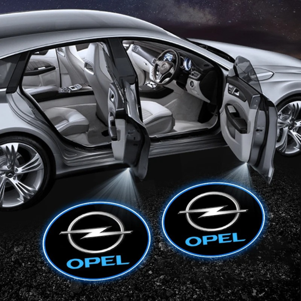 Einfach zu installierender LED-Projektor für Autotüren (2 Stück)