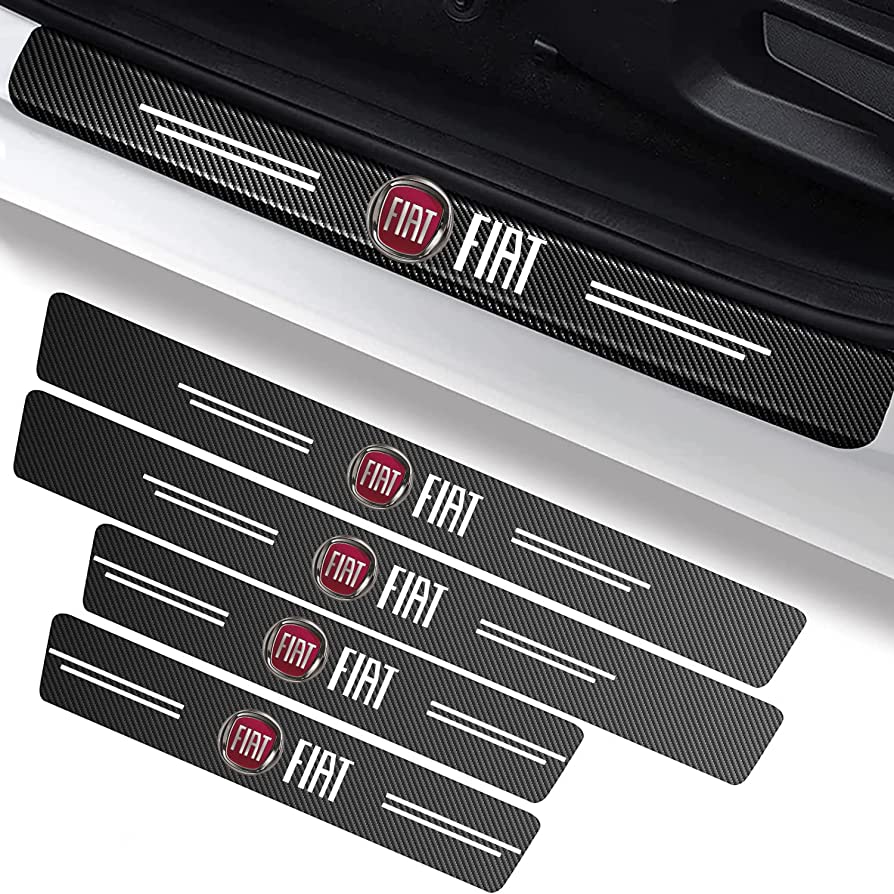 Door Sill Protectors with Logo — Front Doors, Rear Doors & Trunk